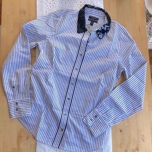 NWT Elegant Sequin Shirt